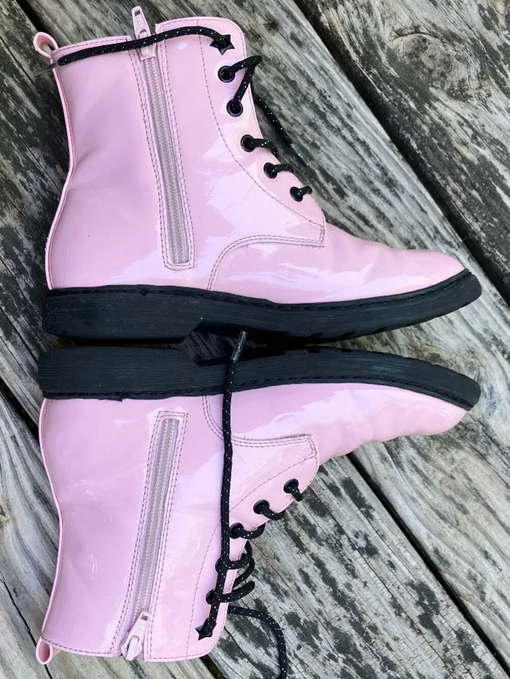 SO Roxana Girls' Pink Combat Boots